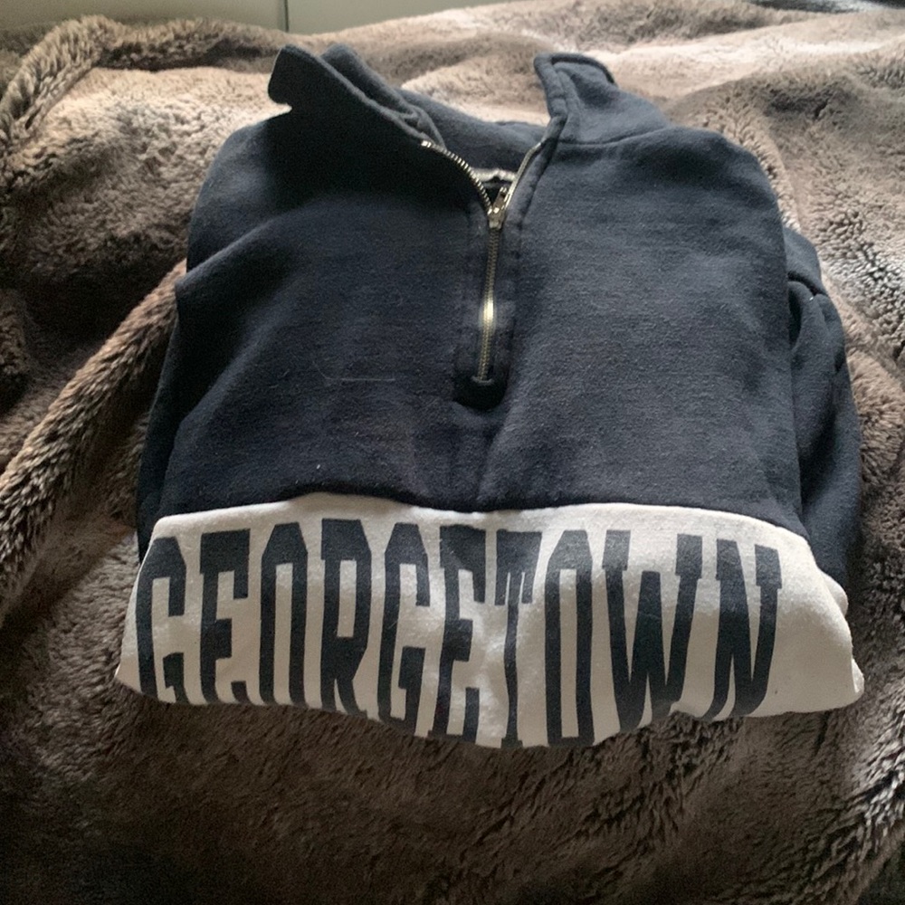 Brandy Melville quarter zip GEORGETOWN